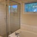 Master bath has big soaking tub w/separate shower.