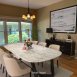 Formal dining room can fit any size table!