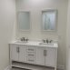 First floor bathroom has 2 sinks.