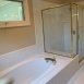 Primary bath upstairs has tub & sep shower