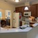 Kitchen has great cabinet & counter space.