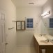Primary bath has 2 sinks & large soaking tub.