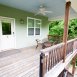 Private Upper Deck with view to trail